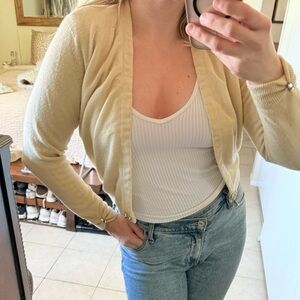 VINTAGE Cashmere Sweater with Jewel Details